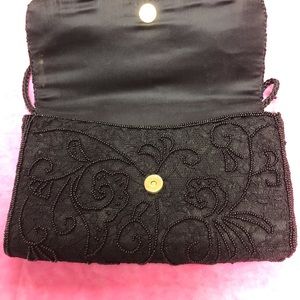 Black Bag with Beads